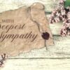 Boxed Sympathy Cards Vintage Floral - Image 4