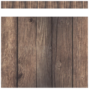 Dark Wood Straight Border Trim