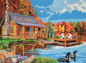 Image of Paint by Number – Loon Lake – Adult