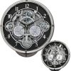 Chronograph Clock - Black/Silver