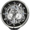 Chronograph Clock - Black/Silver - Image 3