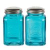 Retro Salt and Pepper Shakers, Turquoise - Image 2