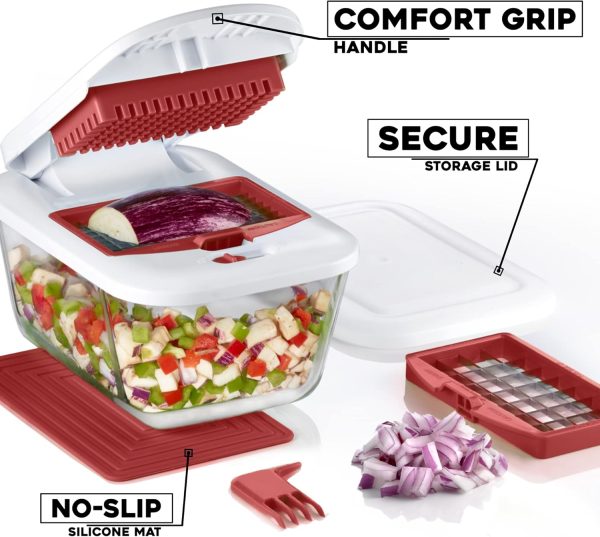 Valore Vegetable Chopper XL Glass Set TF1126D 352 0802 1