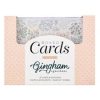 Gingham Garden Cards 40pk.