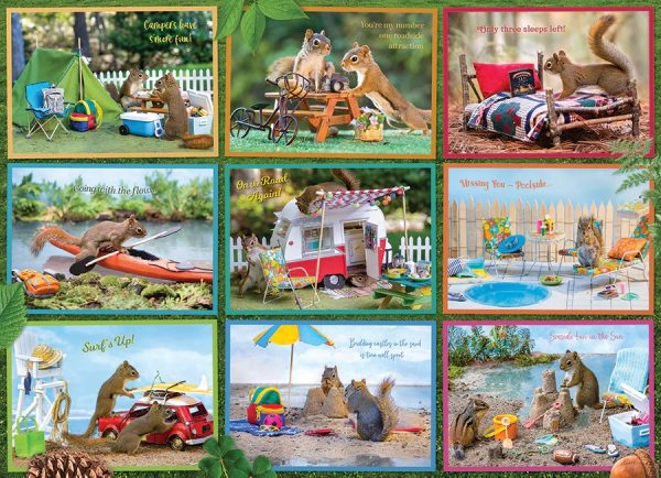 1000 Pc Puzzle - Squirrels on Vacation