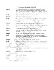 Image of Unwelcome Guests At The Table – Script