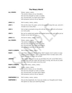 Image of The Weary World – Script