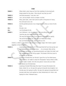 Image of I AM – Script