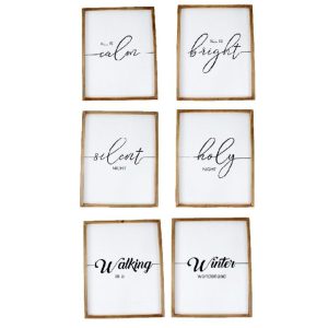 Image of Christmas Carol Signs Assorted