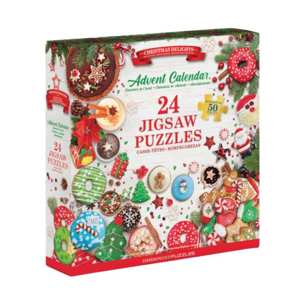 Christmas Delights - Advent Calendar - 24 Puzzles 50pc 654 0667 0