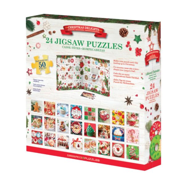 Christmas Delights - Advent Calendar - 24 Puzzles 50pc 654 0667 1