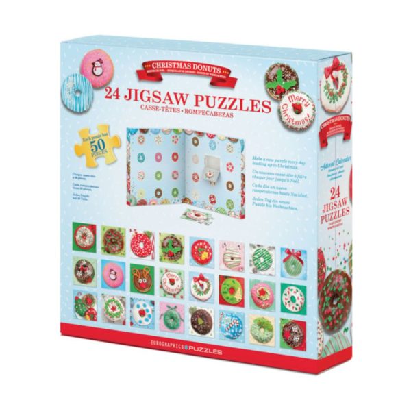 Christmas Donuts - Advent Calendar - 24 Puzzles 50pc 654 0668 3