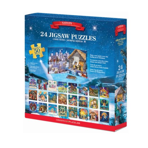 Nativity - Advent Calendar - 24 Puzzles 50pc 654 0669 1