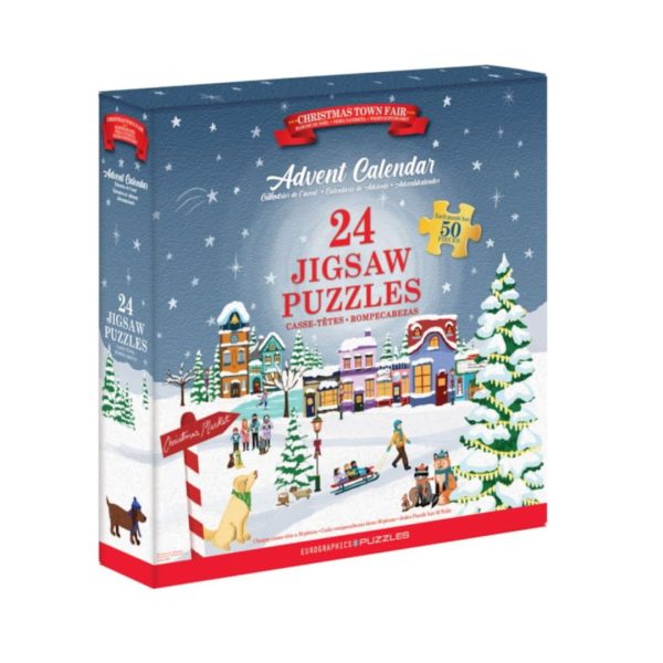 Christmas Town Fair - Advent Calendar - 24 Puzzles 50pc 654 0670 0