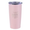 Travel Mug -Trust in the Lord - Pink 18 oz - Image 2