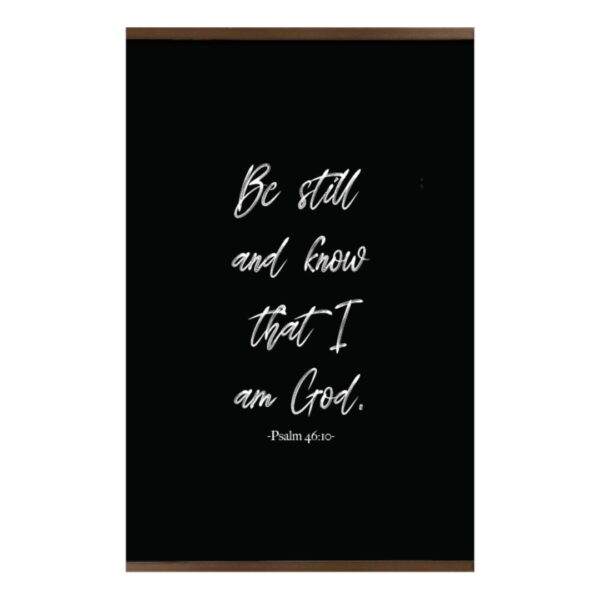 Canvas Hanging Wall Art - Psalm 46:10 - 36” x 24” 128 2273 0