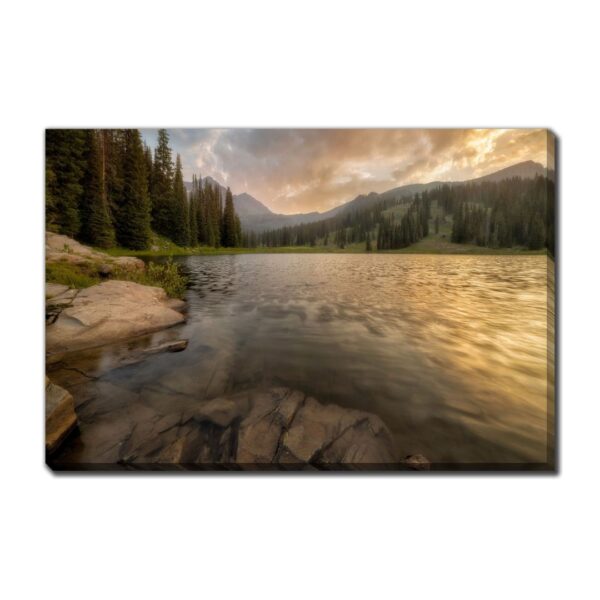 Lake Irwin - Canvas Art - 38"x60"