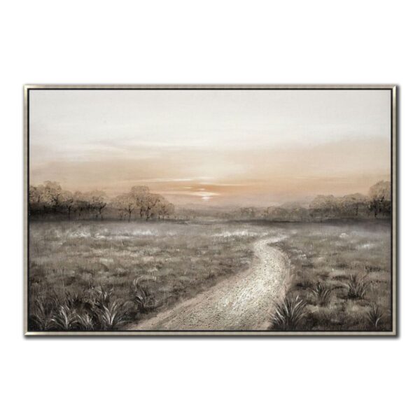 Golden Horizon Lane - Framed Canvas Art - 40"x60" 128 2310 0