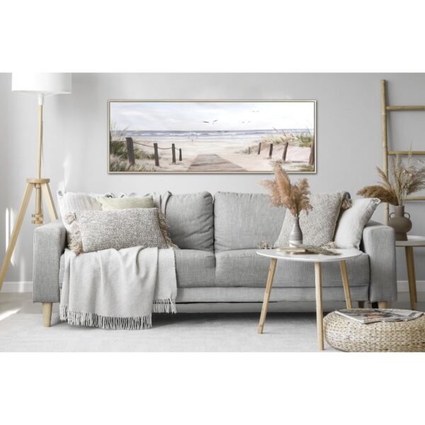 Seaside Serenity - Framed Canvas Art - 20"x59" 128 2311 1