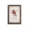 Framed Wall Art - Trust In The Lord - 5"x7"