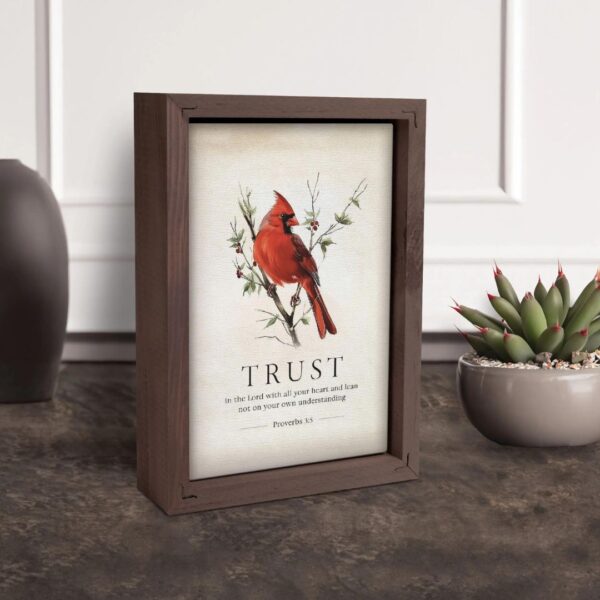 Framed Wall Art - Trust In The Lord - 5"x7" 128 2503 1