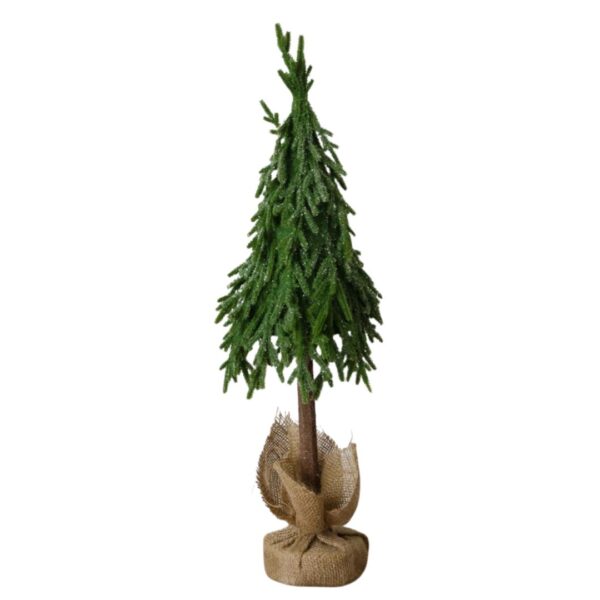 Glittery Tree in Burlap Sack, Medium (Pc) 460 1396 0