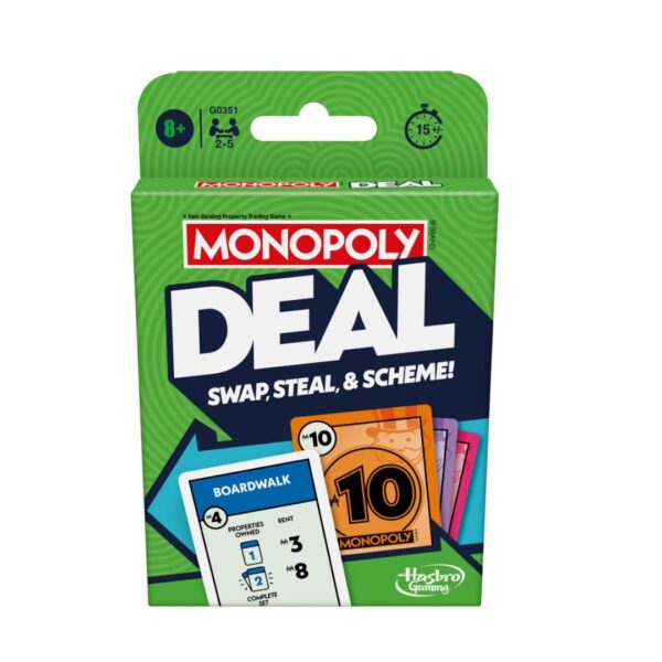 Monopoly Deal Card Game 652 0180 0