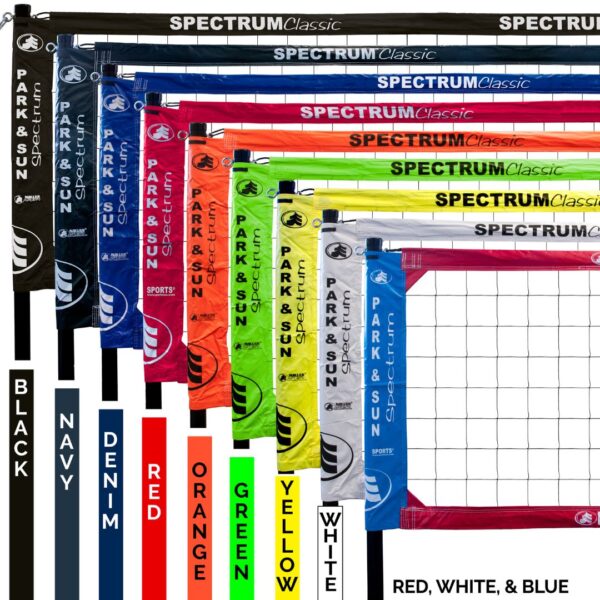 Spectrum Classic Outdoor Volleyball Set - Red/White/Blue 670 0234 0