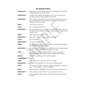 Image of The Shepherd Show – Script
