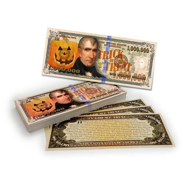 Tract Halloween Million Dollar Bill - 100 pk 116 0651 1