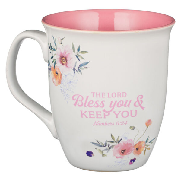 Strength & Dignity Pink Marbled Ceramic Coffee Mug - Proverbs 31:25 125 1194 1