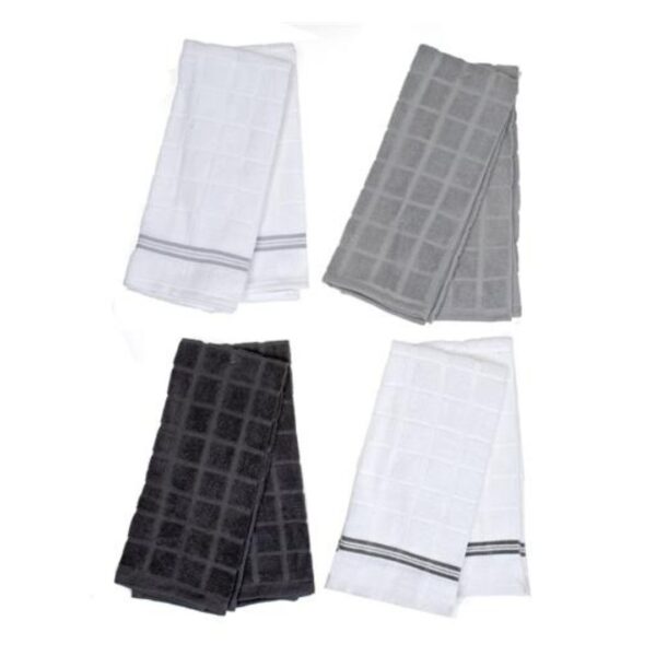 2 Pk Checkered Terry Kitchen Towels (Assorted) 328 1041 0