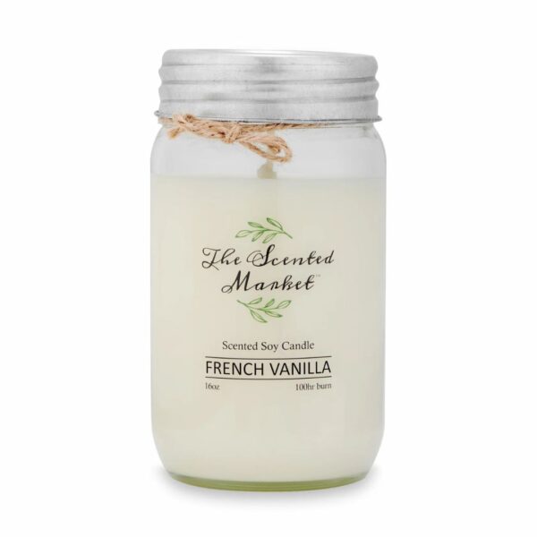 Soy Wax Candle - French Vanilla 16 oz 456 0261 0