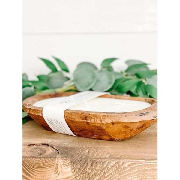 Brown Oval Dough Bowl - Tis' The Season 456 0266 2