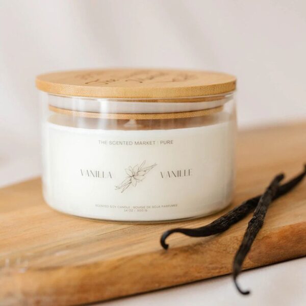 Pure - Soy Wax Candle - Vanilla 14 oz 456 0271 2