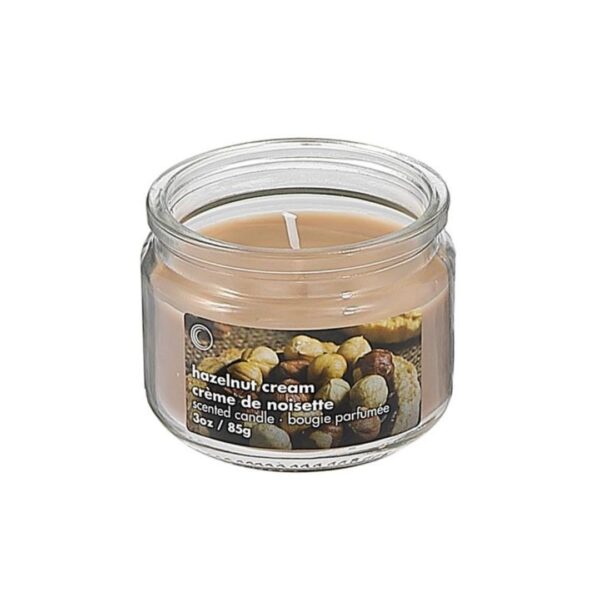 Jar Candle w/ Lid - Hazelnut Cream - 3 oz 456 0277 0