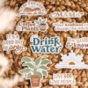Coffee & Plants Sticker - Image 3