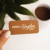 Coffee + Kingdom Work Sticker - Image 3
