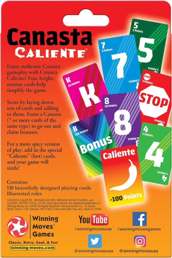 Canasta Caliente Card Game 650 0140 2