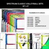 Spectrum Classic Outdoor Volleyball Set - White - Image 2