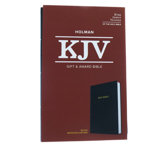 KJV Holman Gift and Award Bible-Black Imitation Leather 100 0017 1