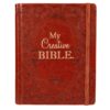 KJV Brown Faux Leather Hardcover My Creative Bible - Image 2