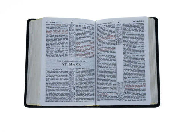 KJV Bible Heritage Reference Black Bonded Leather 100 0139 4