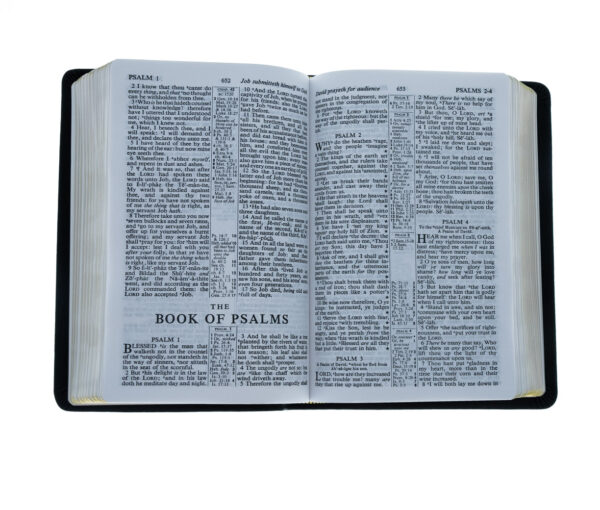 KJV Heritage Black Reference Bible -Genuine Leather 100 0140 3