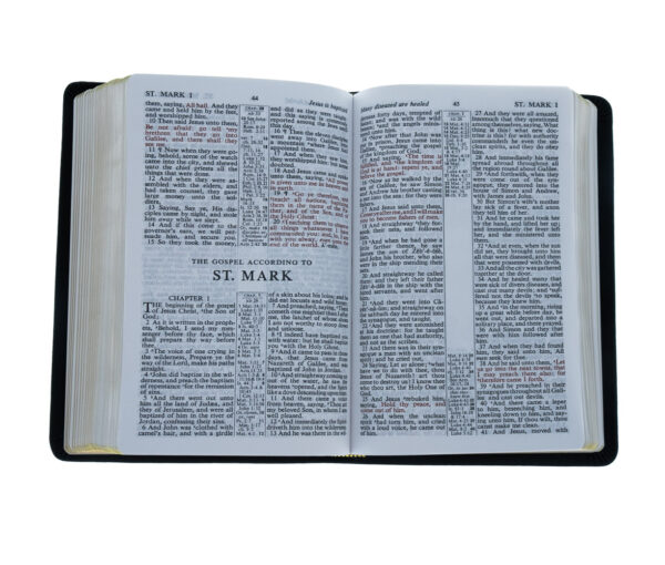 KJV Heritage Black Reference Bible -Genuine Leather 100 0140 4