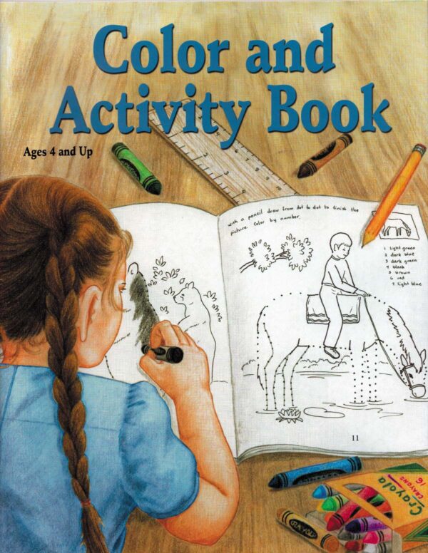 Color and Activity Book -Girl and Coloring Book 110 0227 0