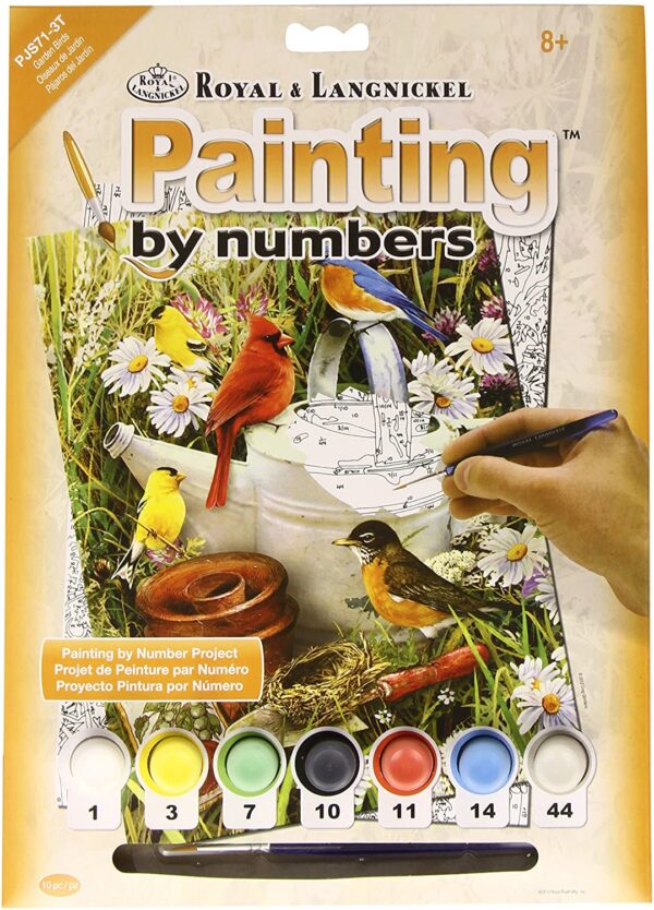 Paint by Number Garden Birds 110 0345 1