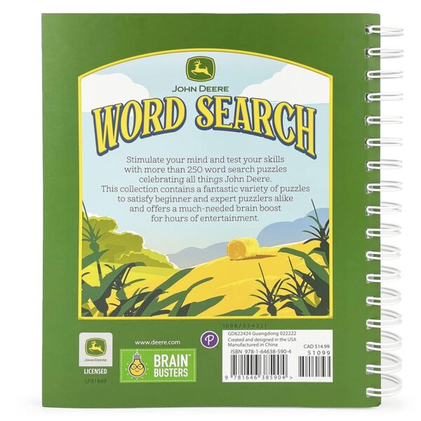 John Deere Word Search (Brain Busters) 110 0446 3