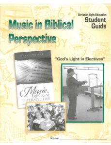Image of Music in Biblical Perspective Workbook