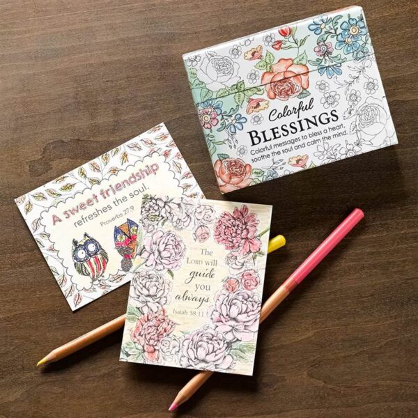 Colorful Blessings: Cards to Color and Share 118 0749 7